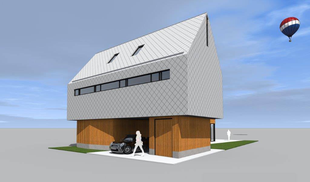 Moderne stadsvilla versie 1