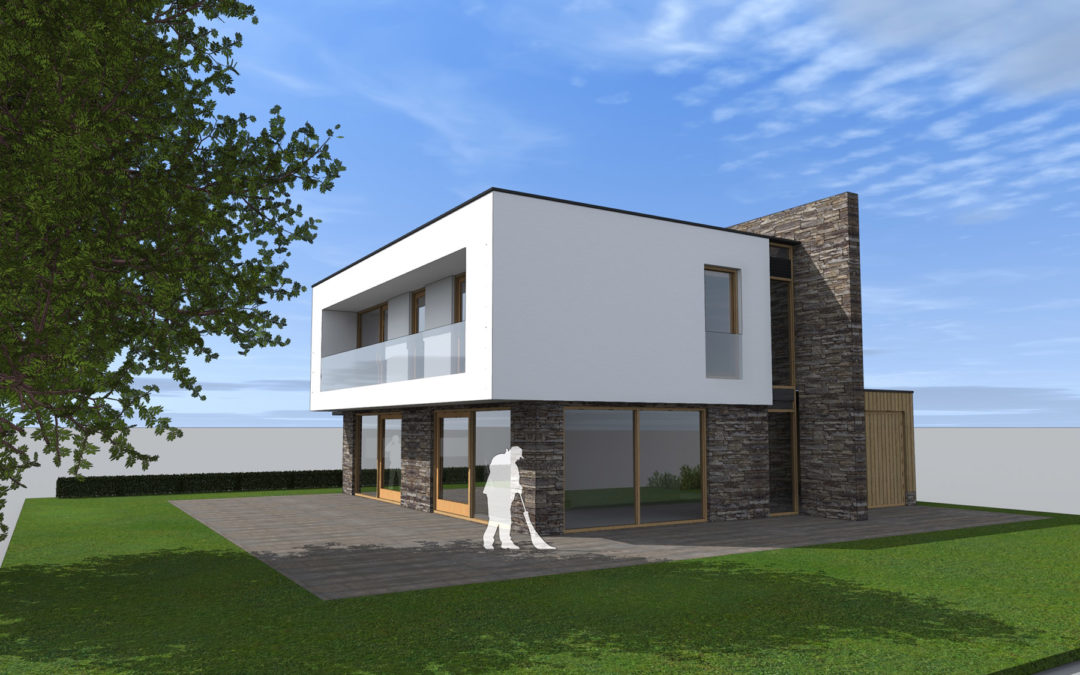 Energieneutrale moderne woning