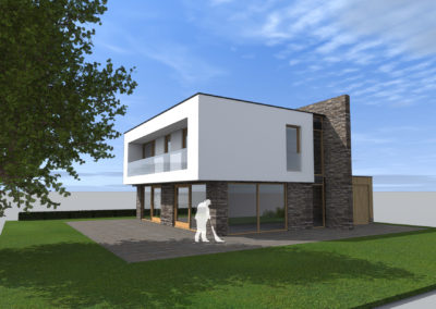 Energieneutrale moderne woning