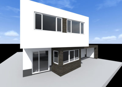 Vrijstaande moderne woning