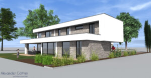 Villa die op 't Vaneker gebouwd zou kunnen worden