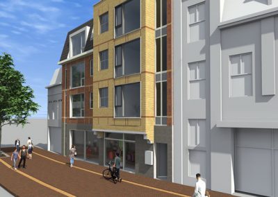 11 appartementen en commerciële ruimte in Almelo