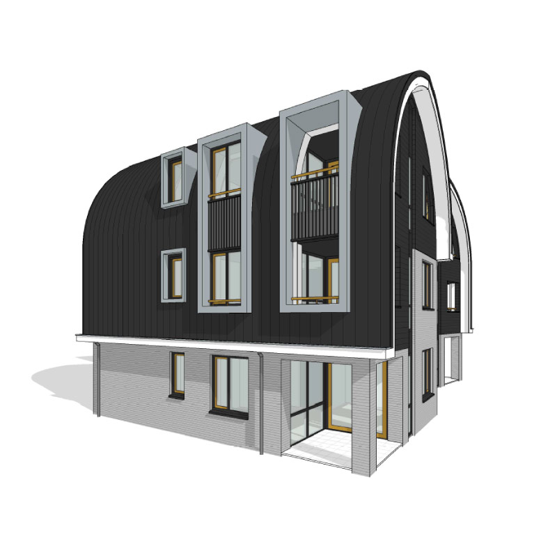 jongerenappartement-bouwk-3d