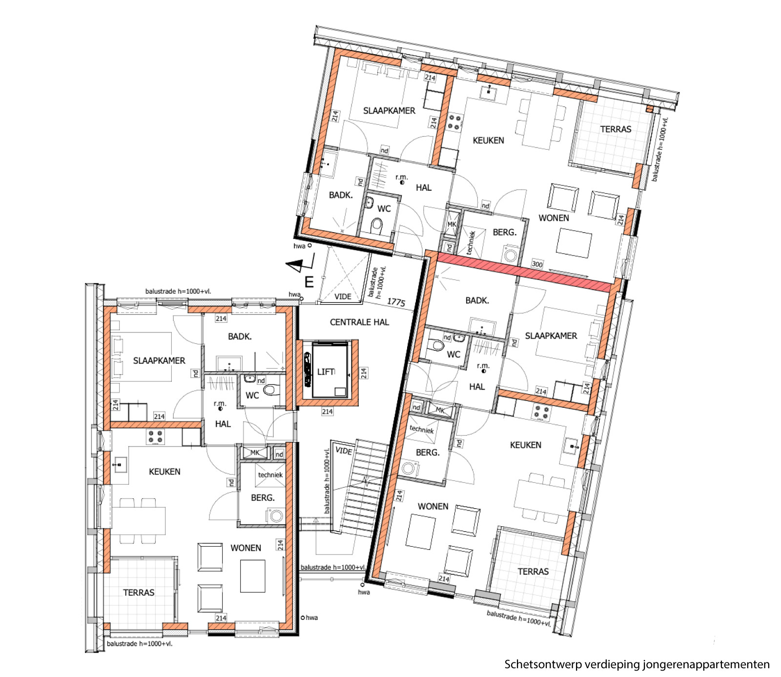 plattegrond-schets-jongerenappartementen