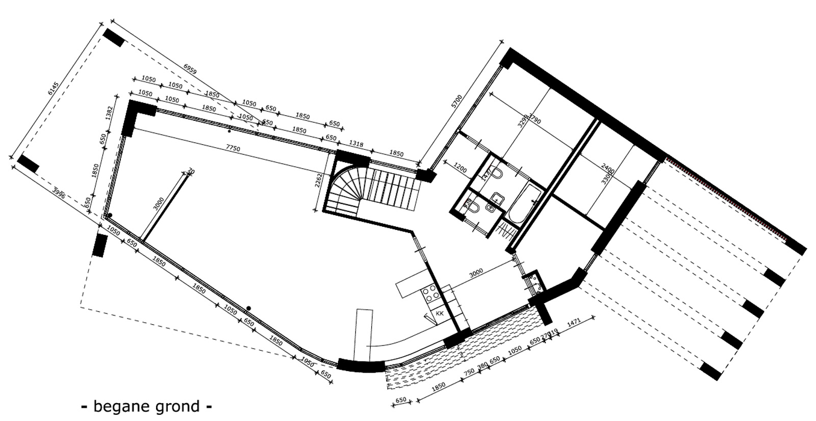 moderne-villa-enschede-plattegrond-bg plattegrond villa begane grond